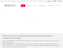 Tablet Screenshot of practum.pl